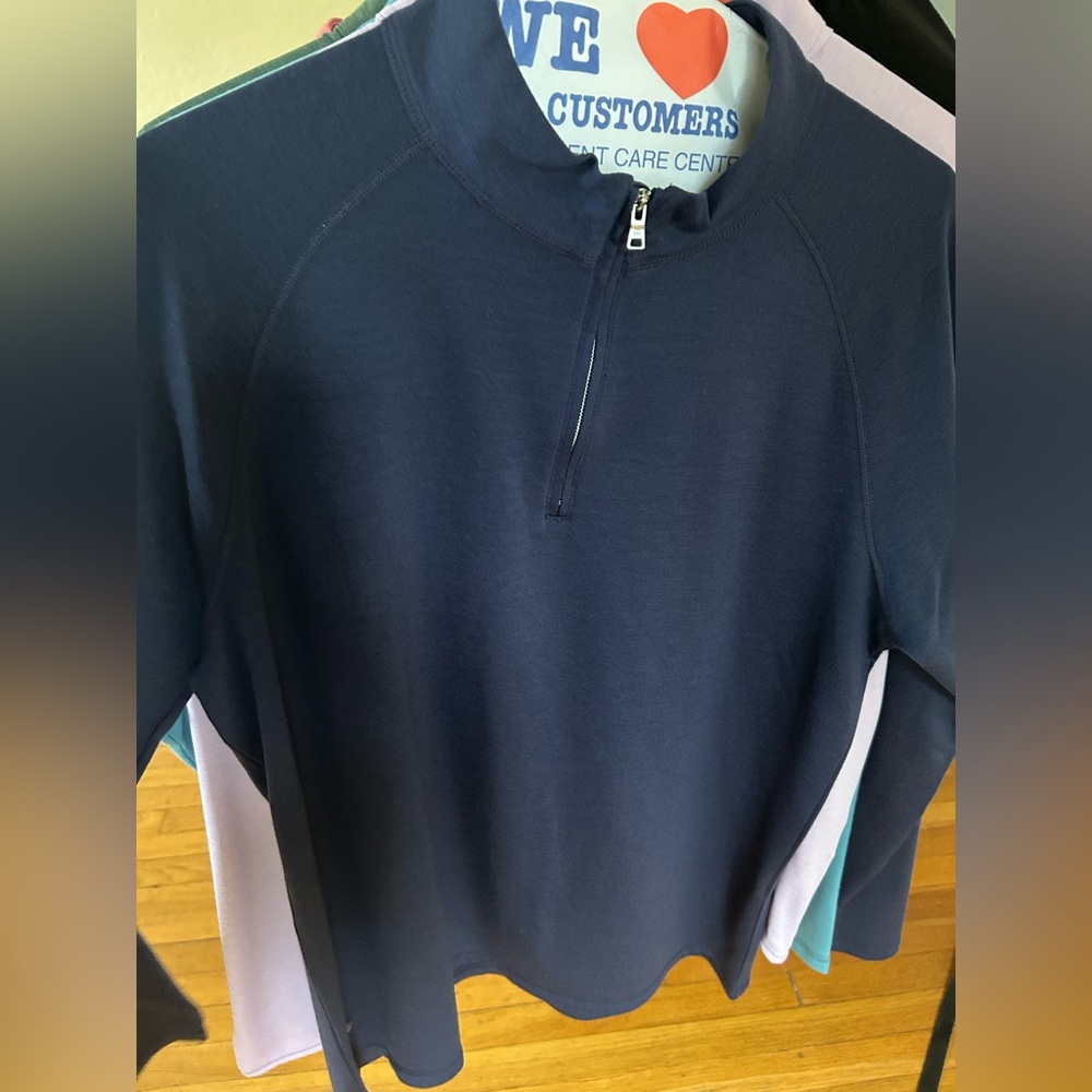 Peter Millar half zip sweater